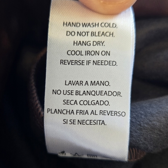 Wildfox Womens Faux Leather Pants Sz M Dark Brown High Waist Front Ankle Slit - Picture 13 of 13